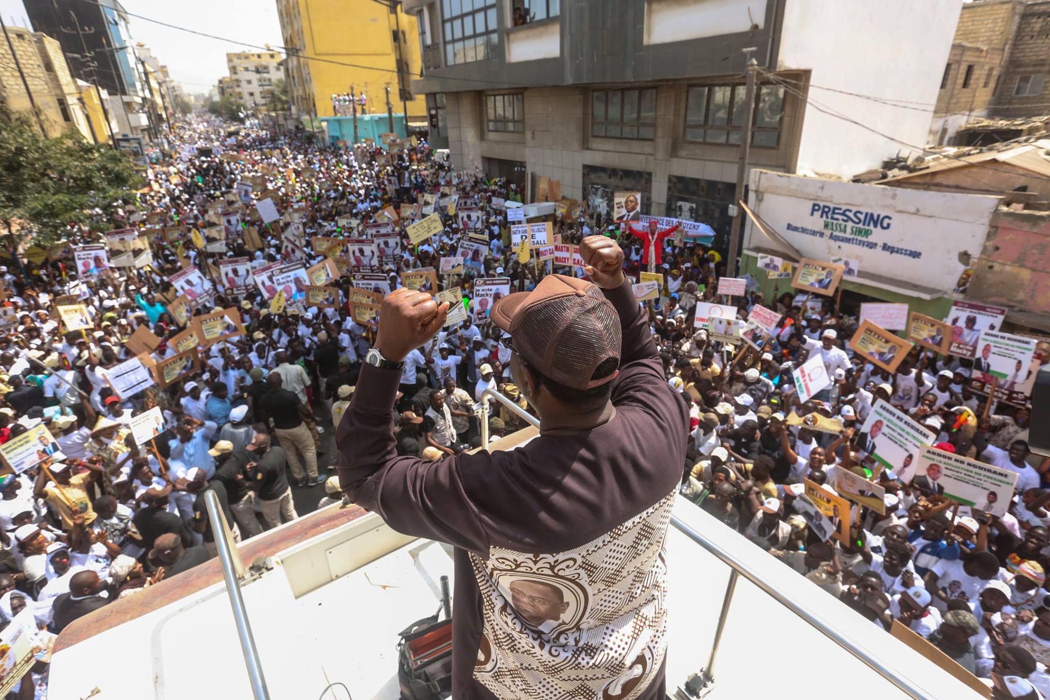 PHOTOS - L'incroyable mobilisation de Cheikh Bâ alias Messi pour la réélection de Macky Sall (Médina)