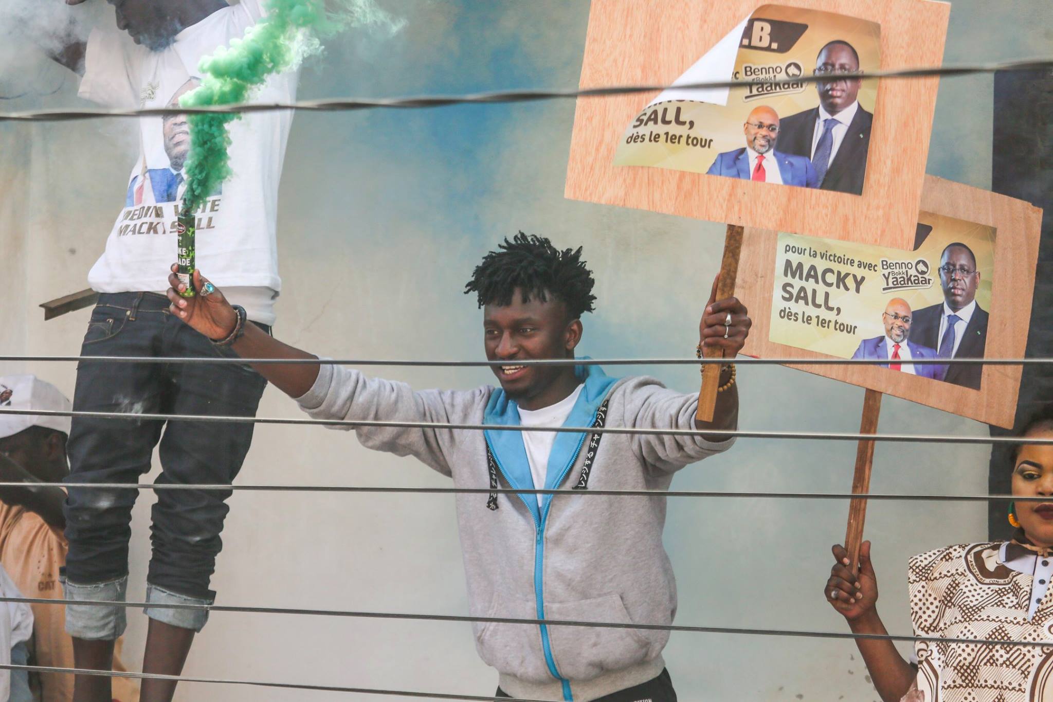 PHOTOS - L'incroyable mobilisation de Cheikh Bâ alias Messi pour la réélection de Macky Sall (Médina)