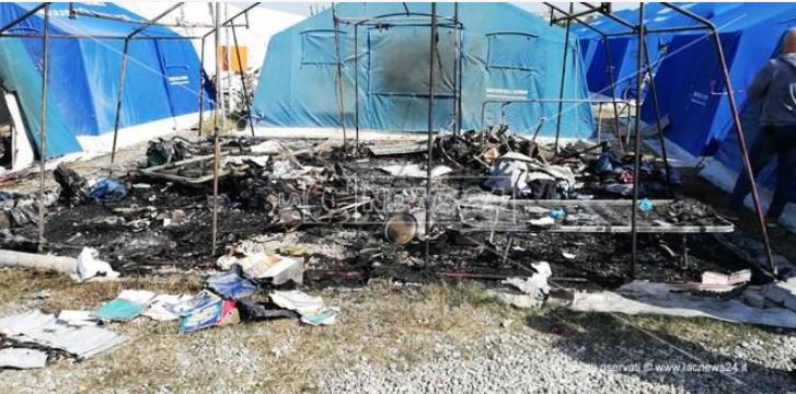 Italie : Un migrant sénégalais meurt calciné dans un  incendie (Vidéo)