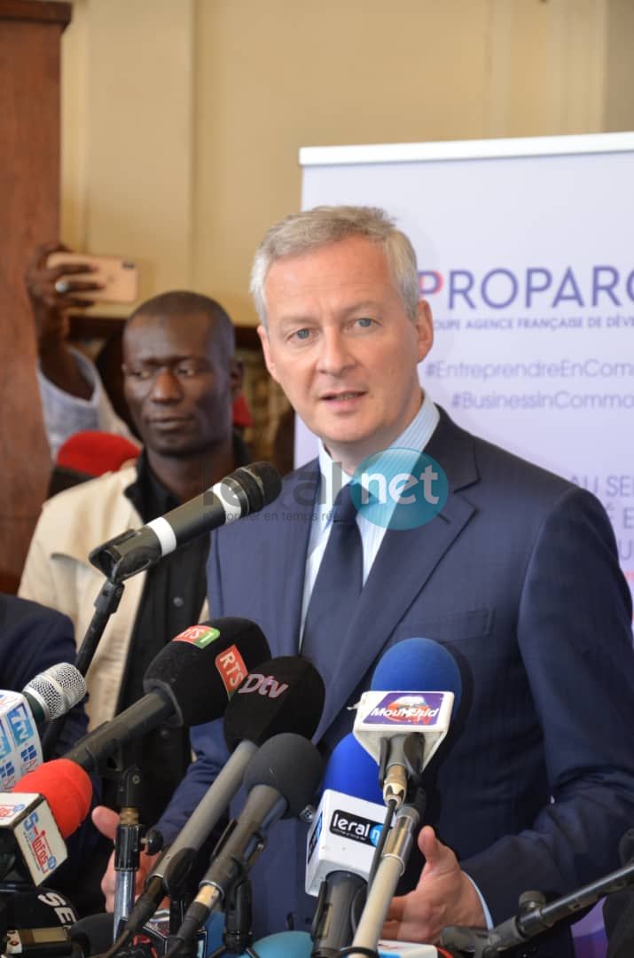 PHOTOS - Lancement du programme "Choose Africa", par Bruno Le Maire et Amadou Bâ, ministre de l'Economie et des Finances de la France et du Sénégal