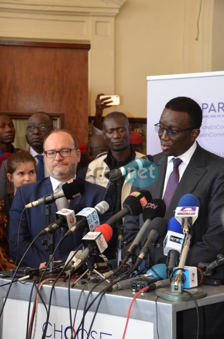 PHOTOS - Lancement du programme "Choose Africa", par Bruno Le Maire et Amadou Bâ, ministre de l'Economie et des Finances de la France et du Sénégal