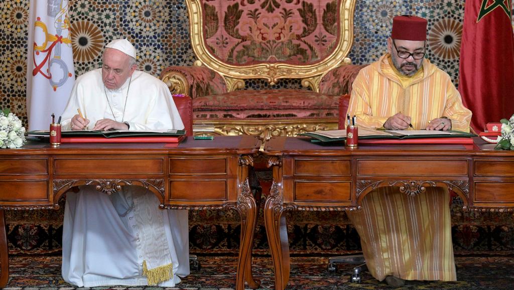 Maroc: le pape et Mohammed VI signent une déclaration commune sur Jérusalem