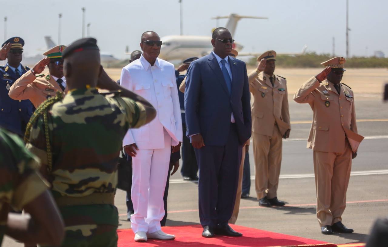 Photos : Alpha Condé à Dakar pour la prestation de serment de Macky Sall