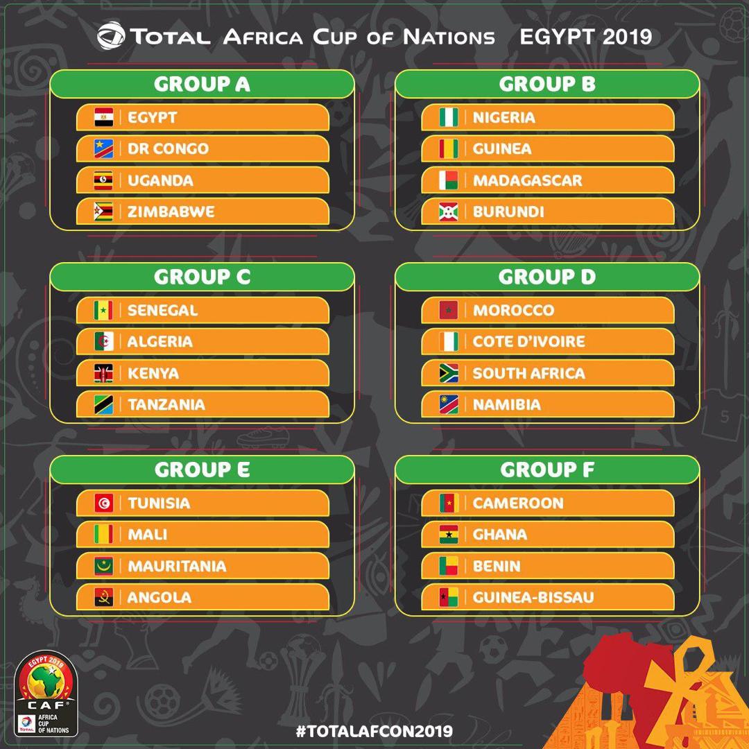 CAN 2019 : Le Sénégal logé dans le groupe C avec l'Algérie, le Kenya et la Tanzanie