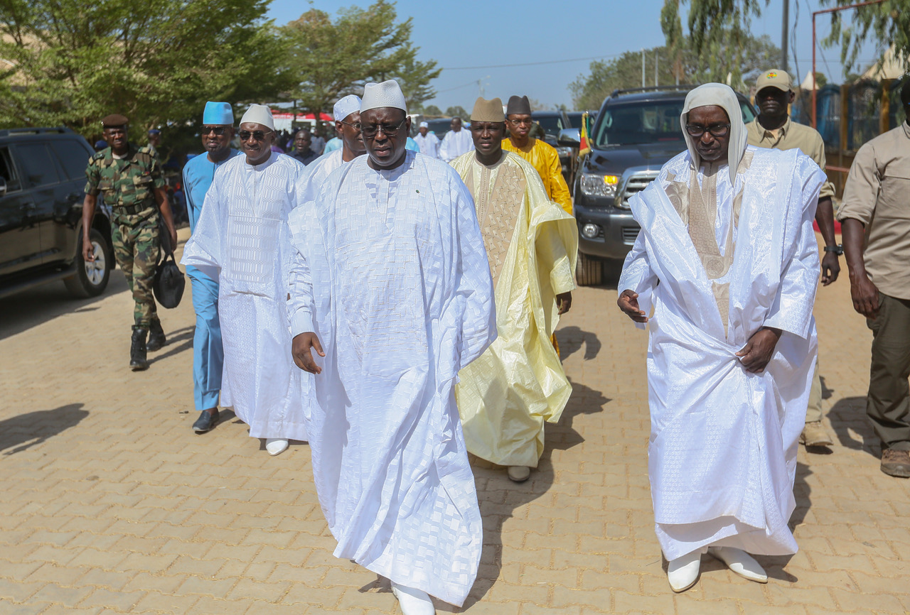 PHOTOS - En images, les étapes de la visite de Macky Sall au "Daaka" de Médina Gounass