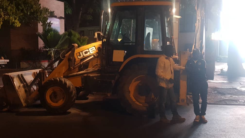 Des opérations de désencombrent en cours en centre-ville dakarois Des opérations de désencombrent en cours en centre-ville dakarois