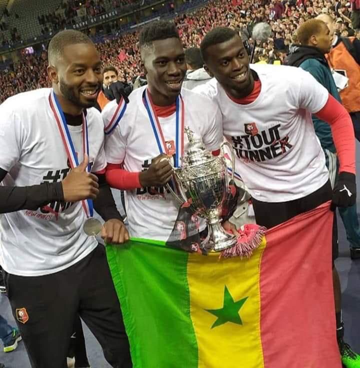 Photos : Mbaye Niang, Ismaïla Sarr et Abdoulaye Diallo, le Sénégal gagnent la Coupe de France