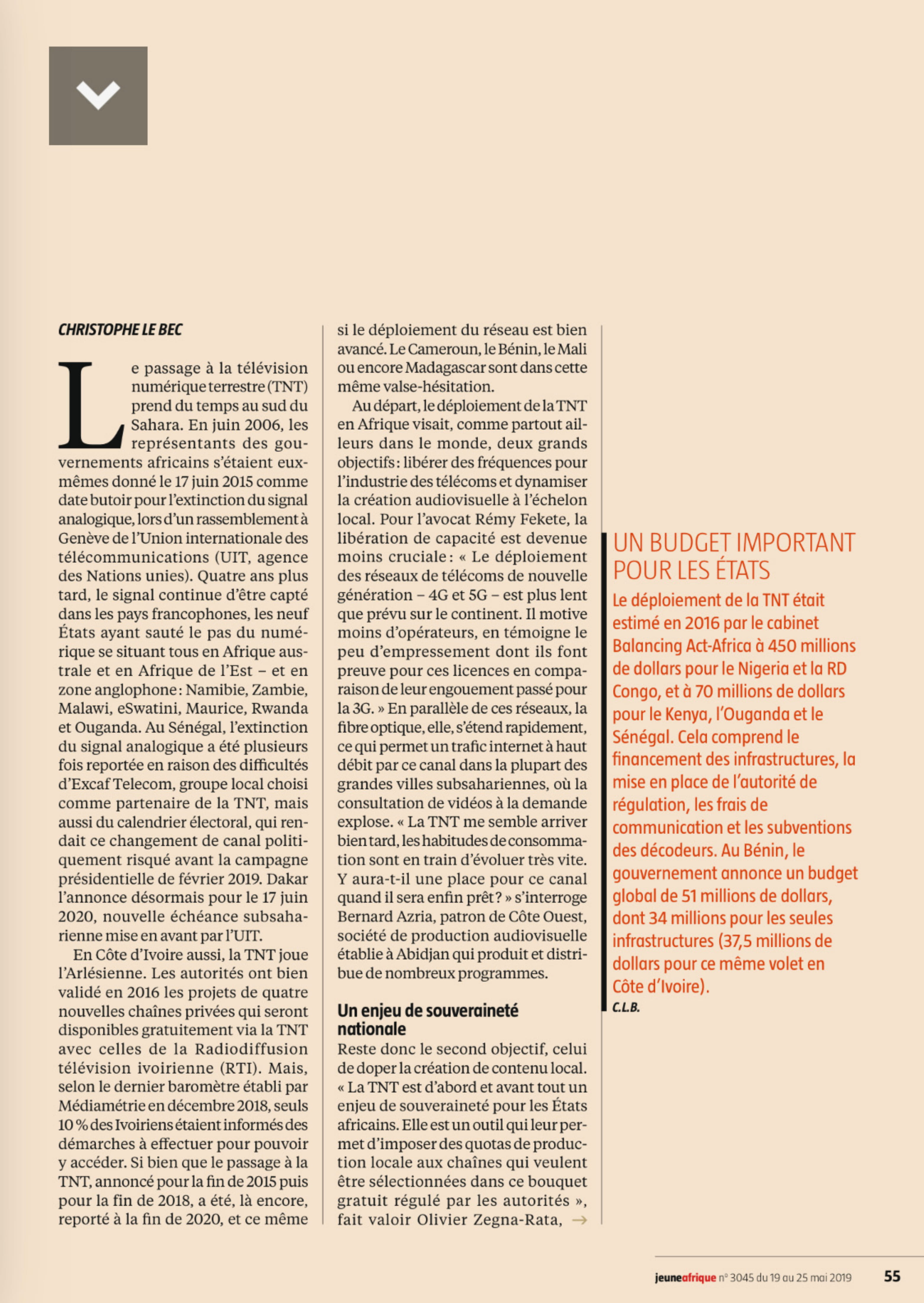 TNT : une exception sénégalaise nommée Excaf TNT : une exception sénégalaise nommée Excaf