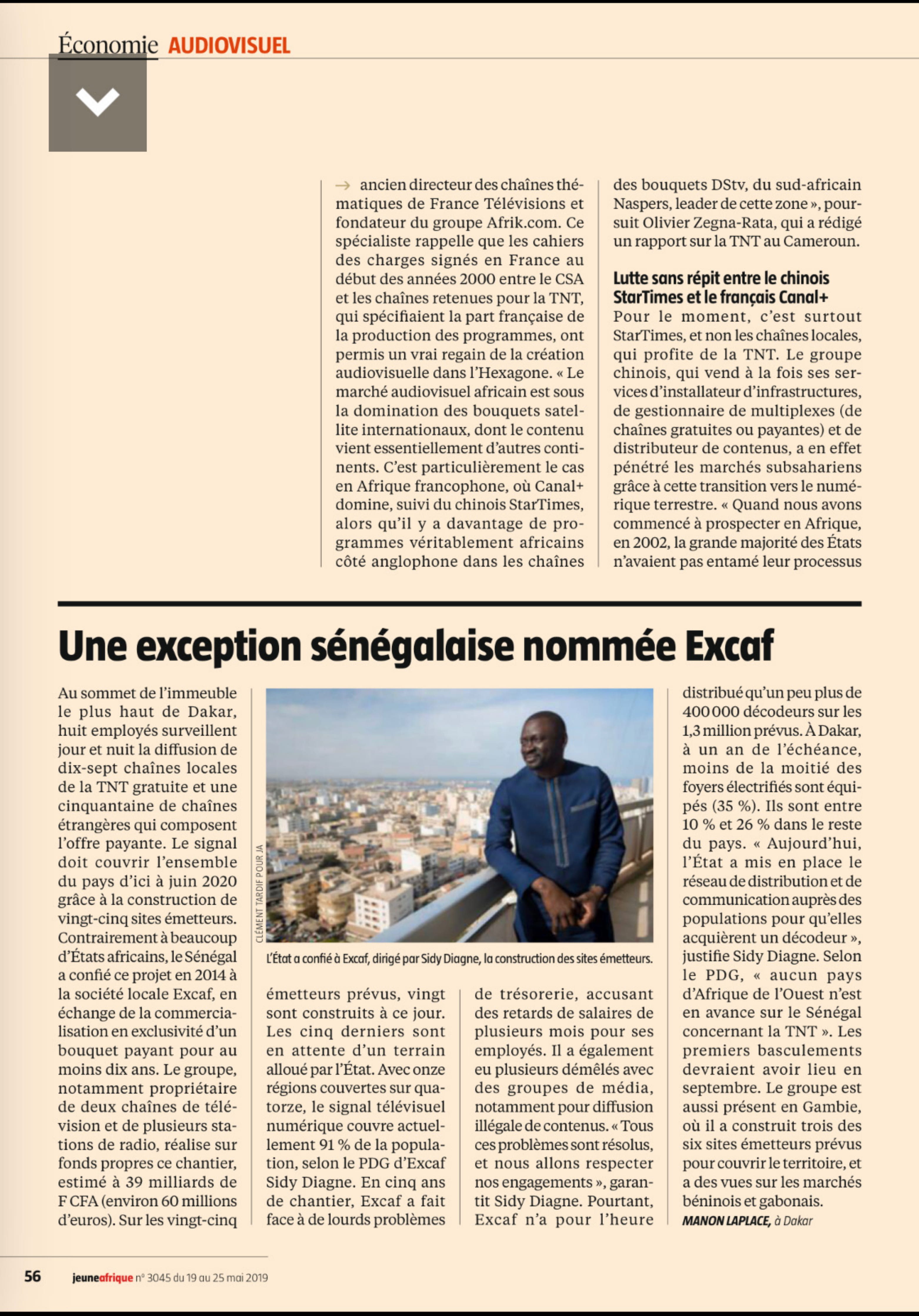 TNT : une exception sénégalaise nommée Excaf