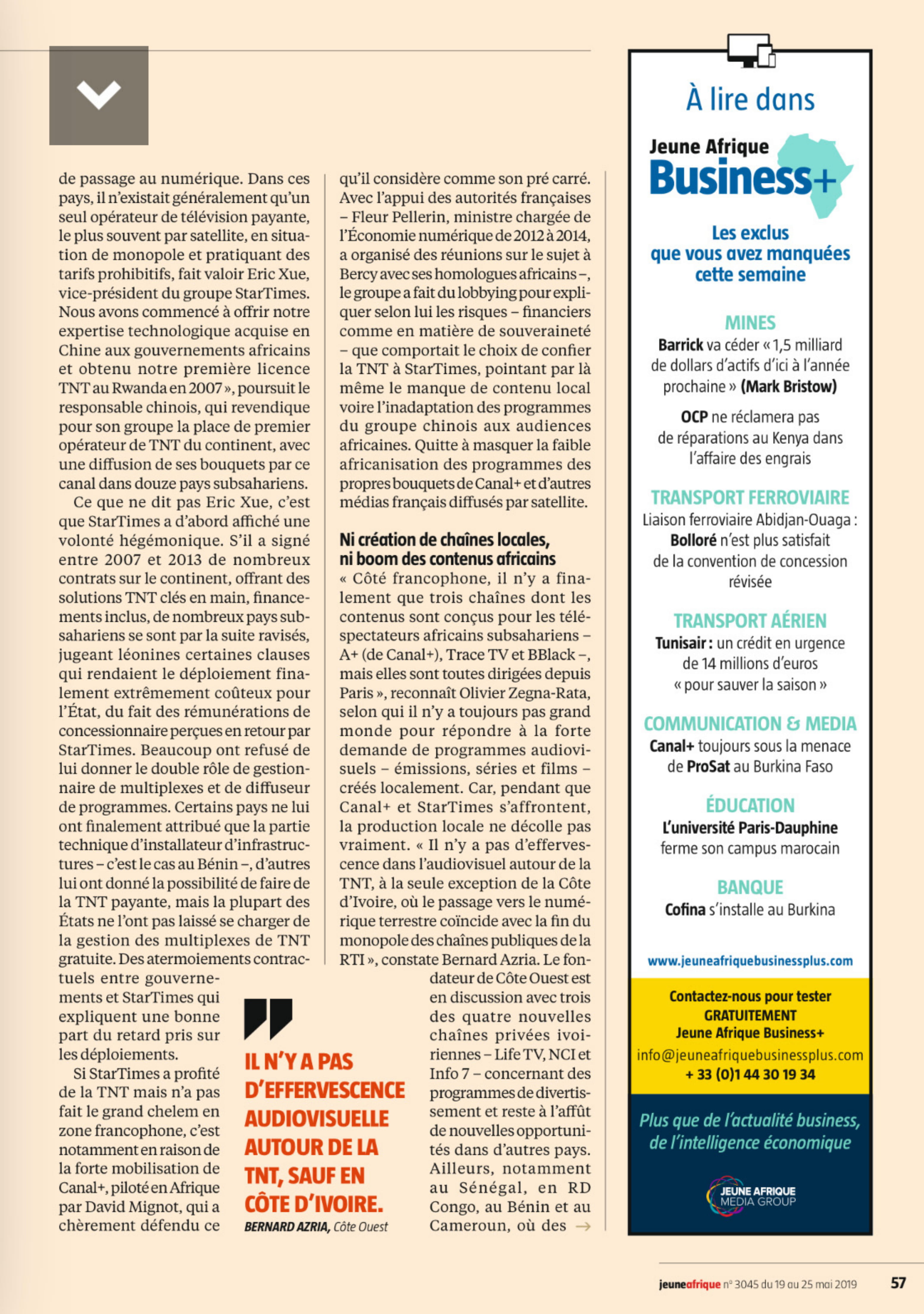 TNT : une exception sénégalaise nommée Excaf TNT : une exception sénégalaise nommée Excaf
