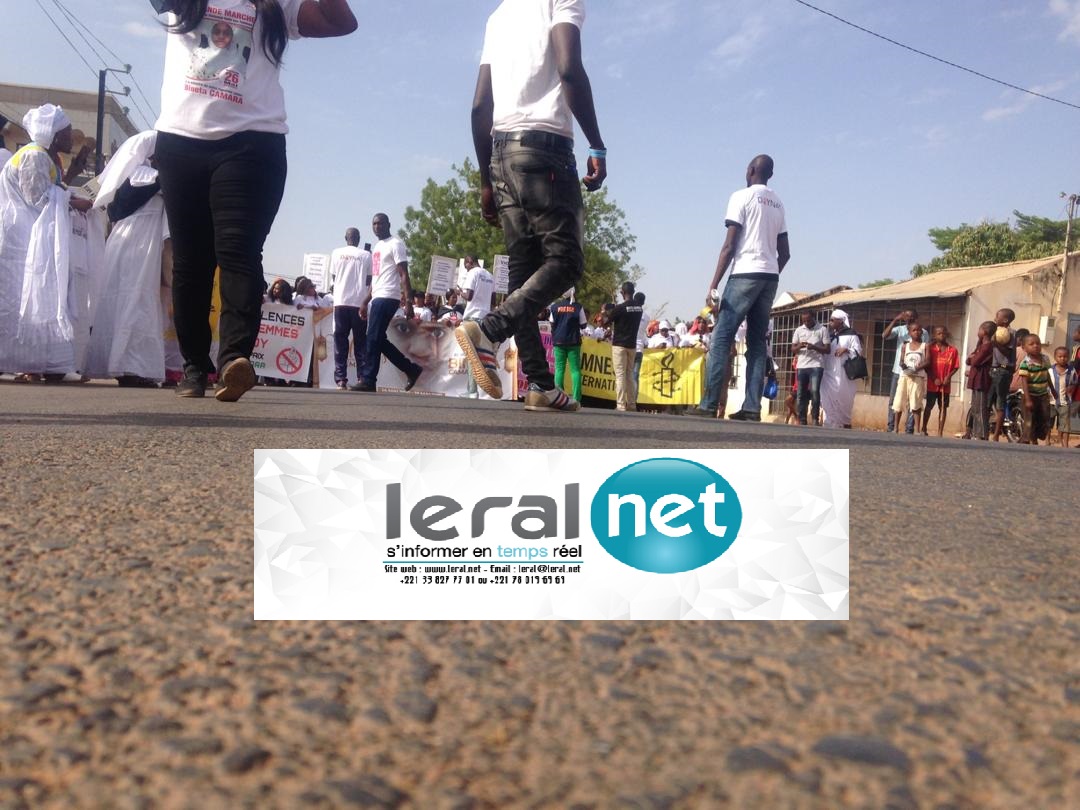 PHOTOS INEDITES - Tambacounda: Marche des jeunes pour dénoncer la mort de Bineta Camara
