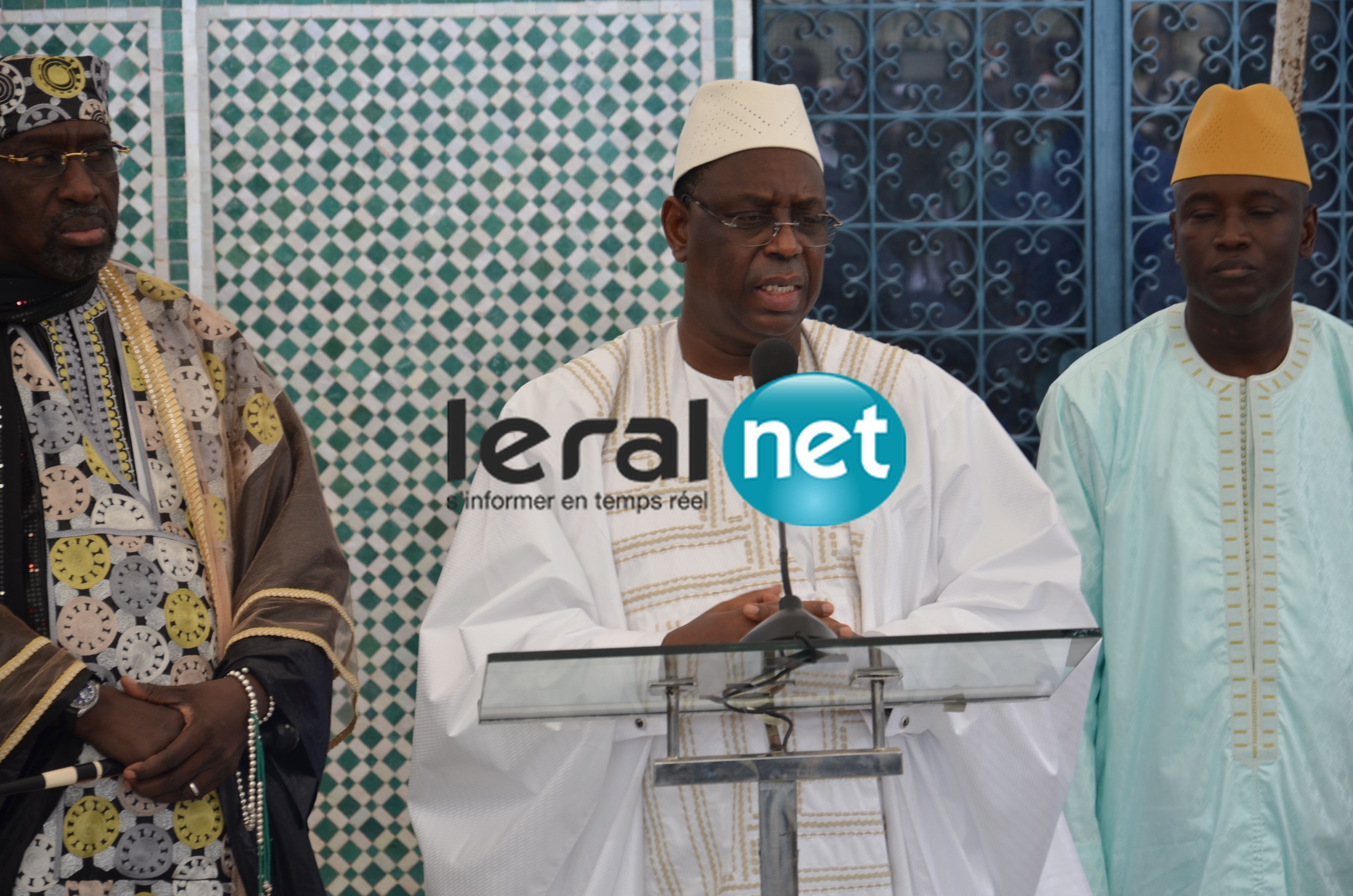 Korité 2019: Les images de Macky Sall à la Grande Mosquée de Dakar