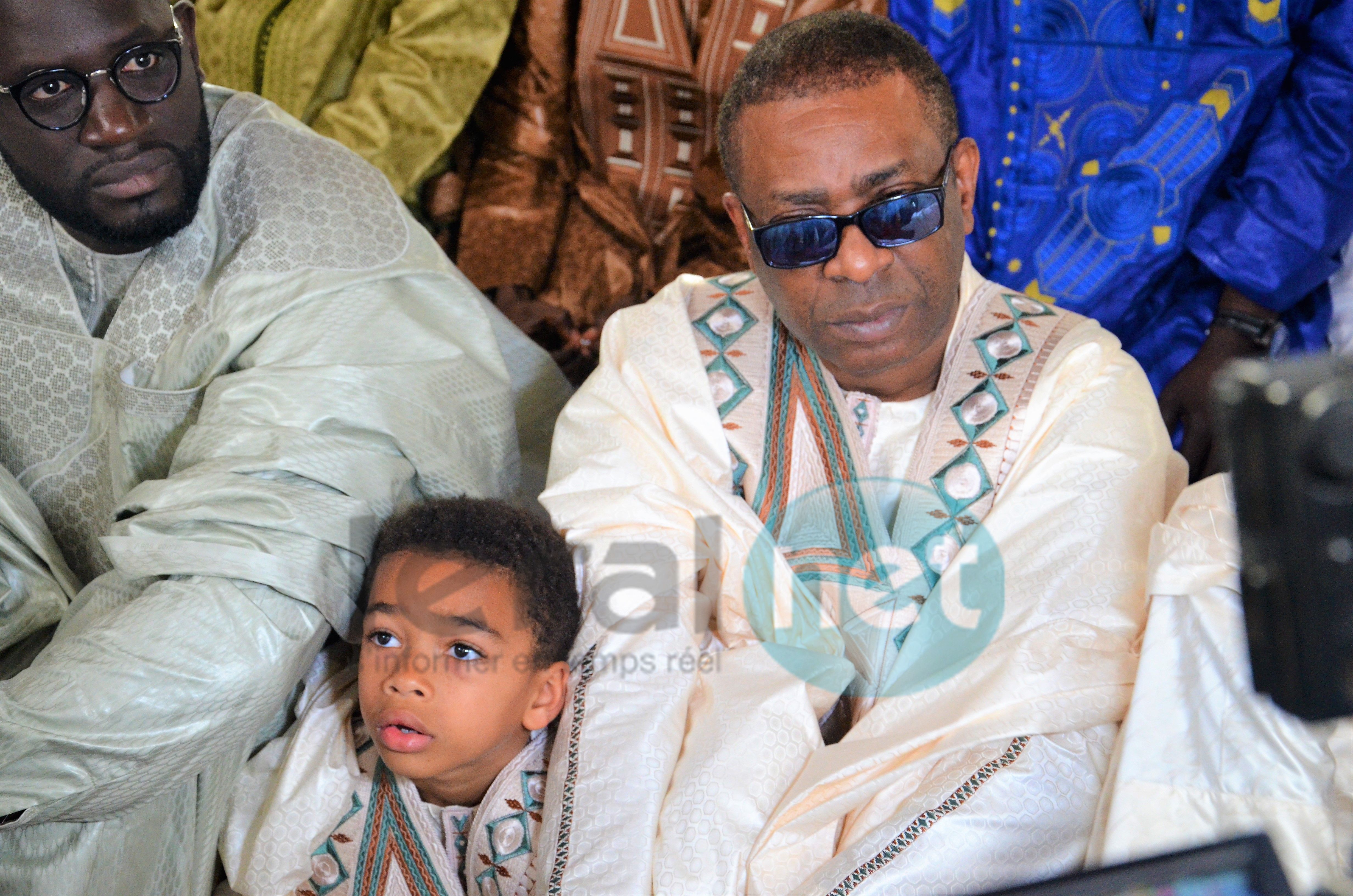 Les images de Youssou Ndour et son fils à Massalikoul Jinane