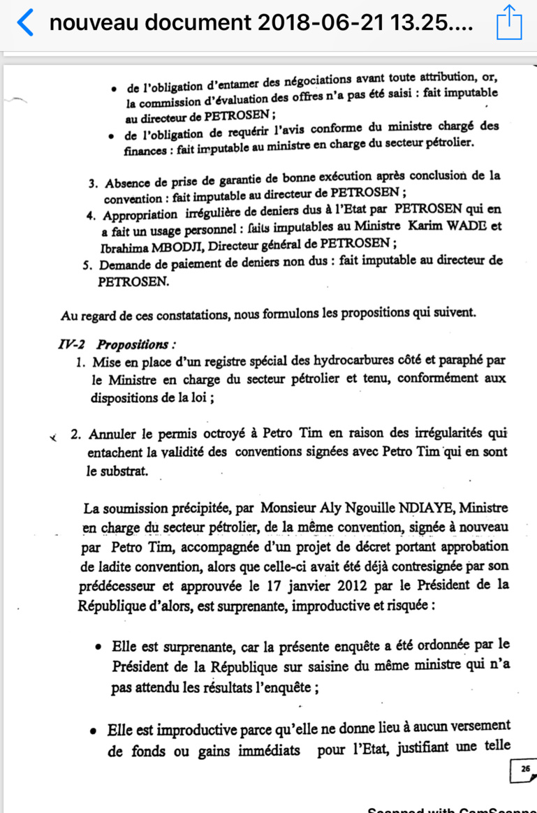 EXCLUSIF ! Les conclusions du rapport accablant de l’IGE qui enfonce Aly Ngouille Ndiaye et dément El Haj Kassé