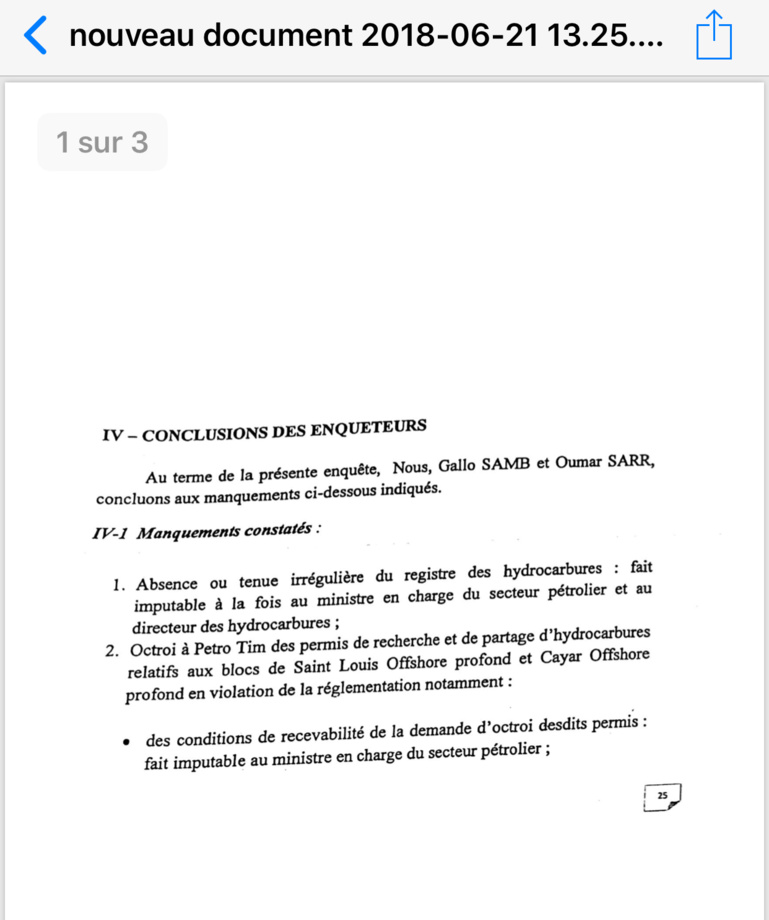EXCLUSIF ! Les conclusions du rapport accablant de l’IGE qui enfonce Aly Ngouille Ndiaye et dément El Haj Kassé EXCLUSIF ! Les conclusions du rapport accablant de l’IGE qui enfonce Aly Ngouille Ndiaye et dément El Haj Kassé