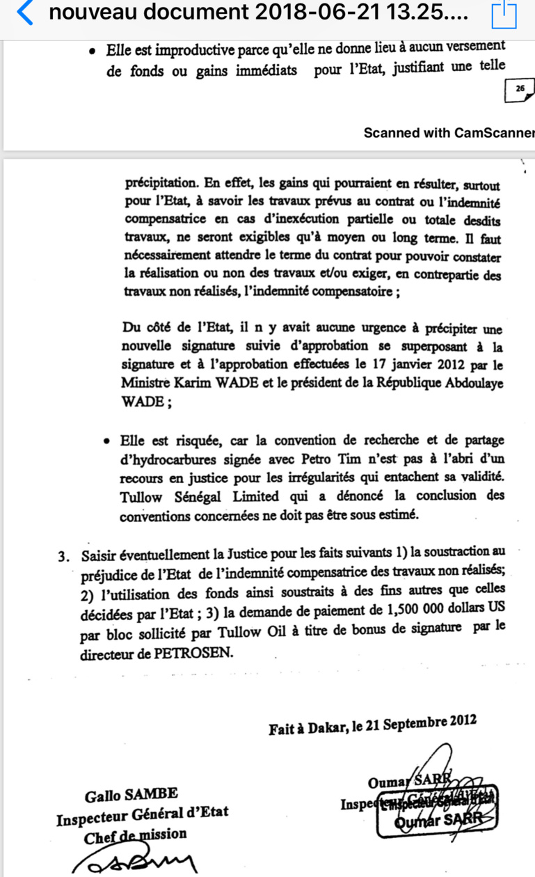 EXCLUSIF ! Les conclusions du rapport accablant de l’IGE qui enfonce Aly Ngouille Ndiaye et dément El Haj Kassé EXCLUSIF ! Les conclusions du rapport accablant de l’IGE qui enfonce Aly Ngouille Ndiaye et dément El Haj Kassé