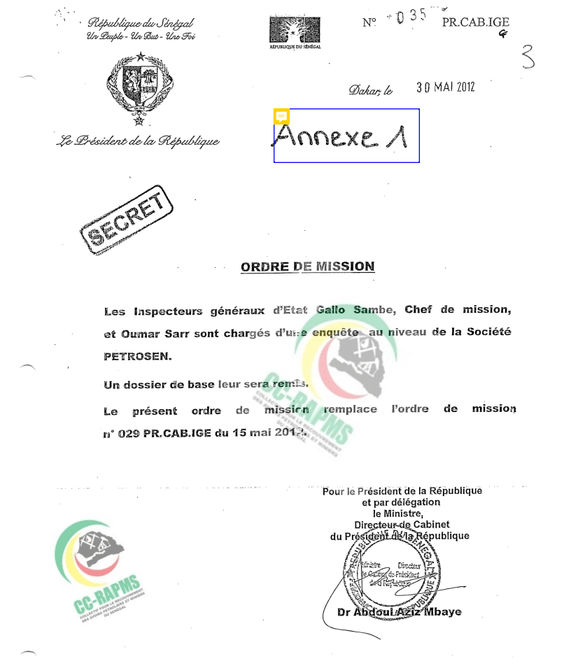 Affaire Petro-Tim : La lettre de mission de l’IGE émane de Macky Sall (Document)