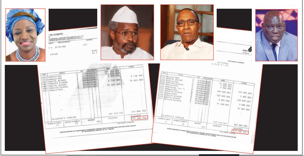 DOCUMENTS EXCLUSIFS: Qui a raison entre Mimi, Madiambal Diagne et Abdoul Mbaye qui évoquait «un compte» avec « 250 millions de FCfa» ?