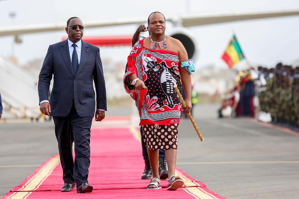 PHOTOS - Arrivée de Sa Majesté Mswati III au Sénégal