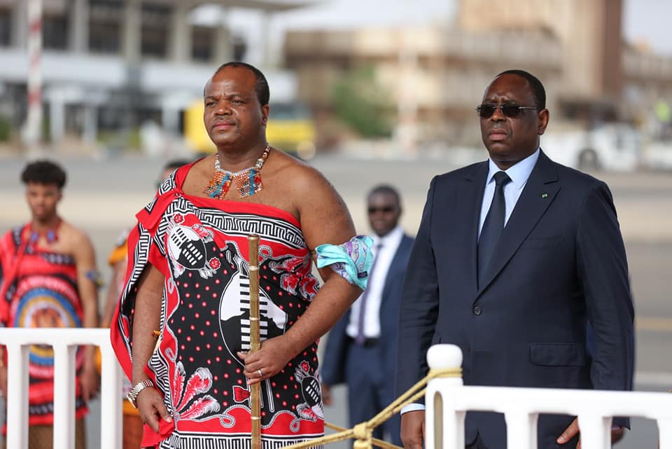 PHOTOS - Arrivée de Sa Majesté Mswati III au Sénégal
