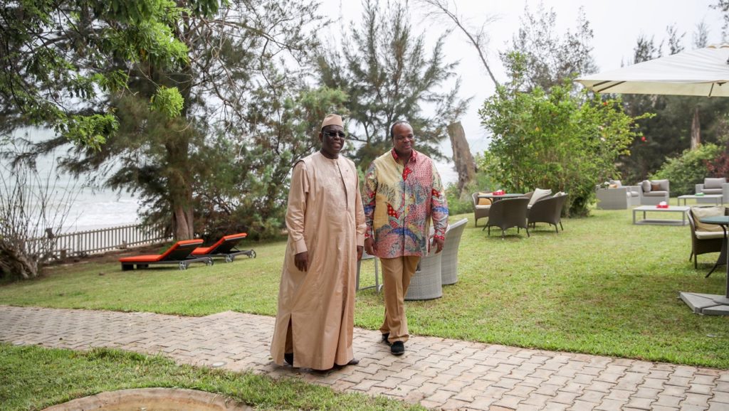  Le Président Macky SALL et Sa Majesté le Roi Mswati III à Popenguine