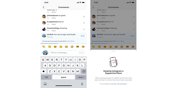 TECHNOLOGIE - Instagram: une intelligence artificielle va vous déconseiller de publier certains commentaires