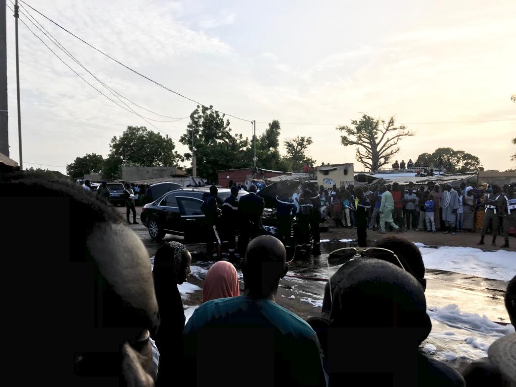 La limousine Présidentielle prend feu, tout ce que vous n’avez pas vu en images, regardez !