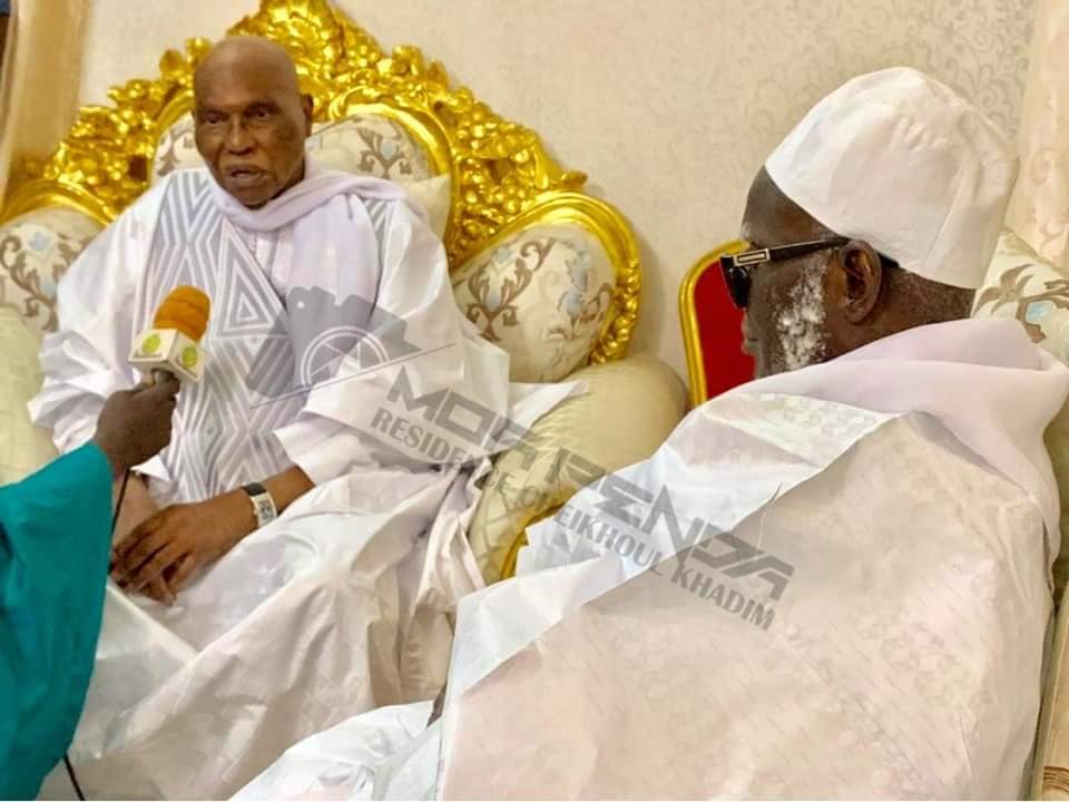 PHOTOS - Touba: Me Abdoulaye Wade reçu par le Khalife général des Mourides