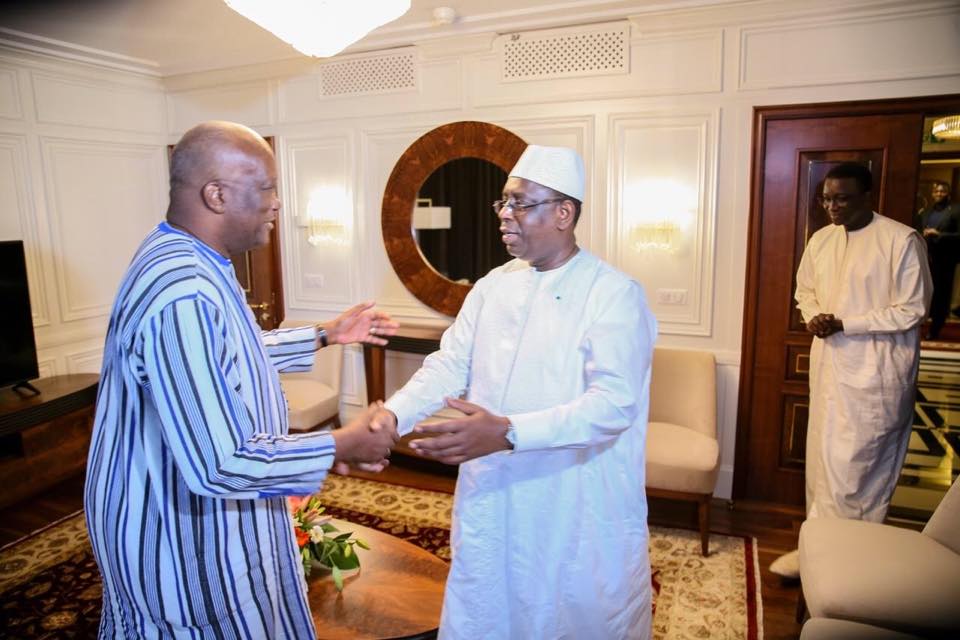 PHOTOS - Décès d'Ousmane Tanor Dieng: Le président du Faso a présenté ses condoléances