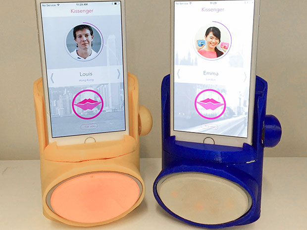 Kissenger, l’application qui permet d’embrasser à distance
