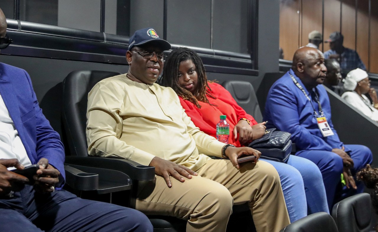 PHOTOS - Dakar Arena: Macky Sall très attaché à sa fille adorée Ndèye Driss Sall