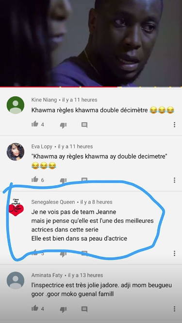 Korka, alias «Jeanne » dans la série « Moeurs », fait actuellement le buzz sur les réseaux sociaux