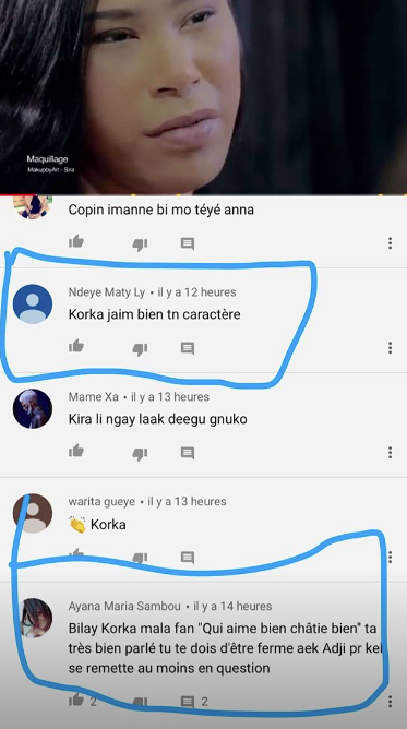 Korka, alias «Jeanne » dans la série « Moeurs », fait actuellement le buzz sur les réseaux sociaux