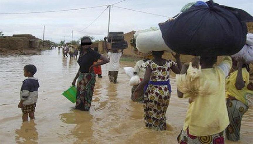 Kaffrine: la pluie a coupé plusieurs routes