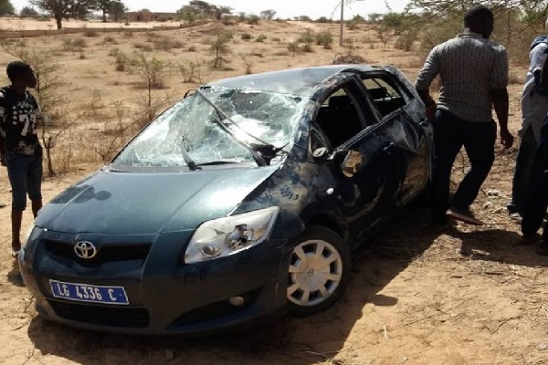 Louga: un choc entre deux véhicules fait un mort et plusieurs blessés 