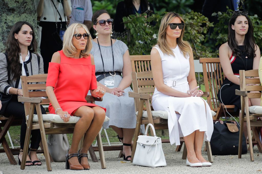 PHOTOS - Brigitte Macron stylée durant le G7 a multiplié les looks Louis Vuitton