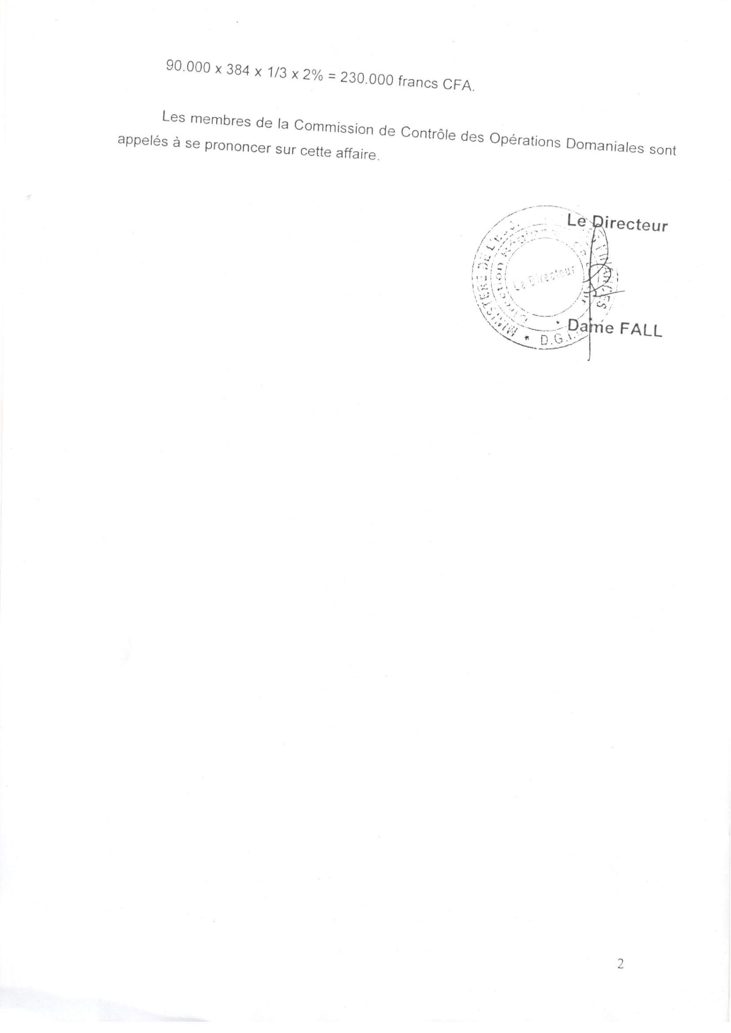 Demande de régulation par voie de bail : Les parcelles du lotissement du CICES, 13 592 NGA (Ex TF 6226 DG) 772/NGA ex (30 673/DG) trahissent Ousmane Sonko Demande de régulation par voie de bail : Les parcelles du lotissement du CICES, 13 592 NGA (Ex TF 6226 DG) 772/NGA ex (30 673/DG) trahissent Ousmane Sonko