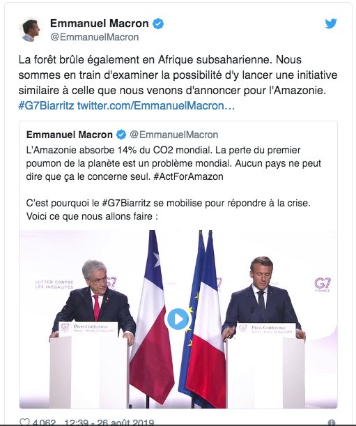 Remonté contre Macron, le Brésil rejette l'offre d'aide à la reforestation du G7
