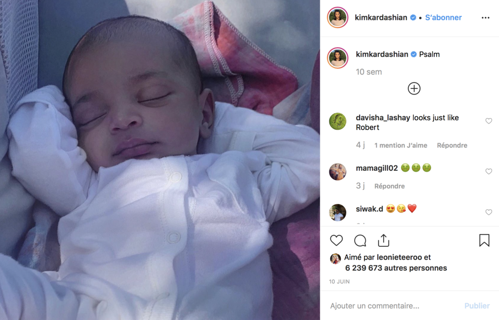 "Comment puis-je être aussi chanceuse": Le beau message de Kim Kardashian à son bébé