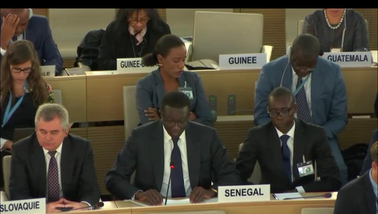 Le Ministre des Affaires Etrangères et des Sénégalais de l’Extérieur « MAESE », M. Amadou BA a pris part au Conseil des Droits de l’homme à Genève