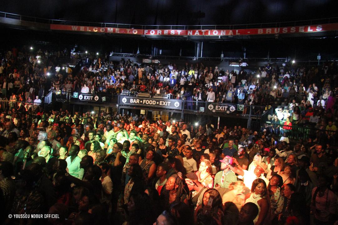 (PHOTOS) : Concert de Youssou Ndour et le Super Étoile lors de la Grande fête africaine du samedi 14 septembre 2019 au Forest National de Bruxelles (en Belgique)