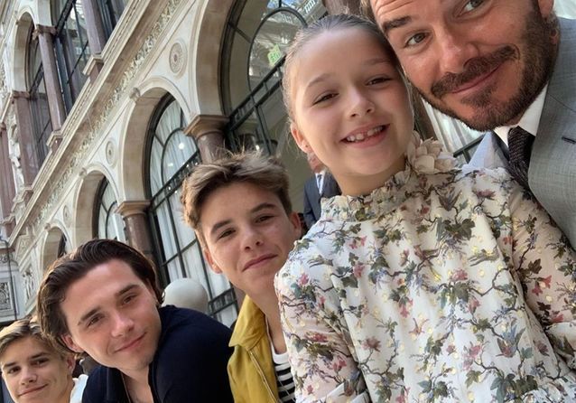 Les enfants Beckham font le buzz à la Fashion Week de Londres