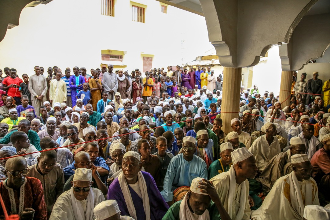 PHOTOS-Visite du Président Macky Sall chez le Khalife de Médina Gounass