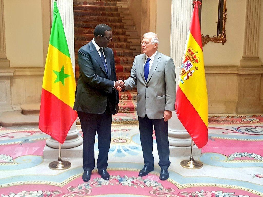 (PHOTOS) - Amadou Bâ et son homologue espagnol lors de la signature d’accord de coopération à l’occasion de la 2e session de consultations politiques 