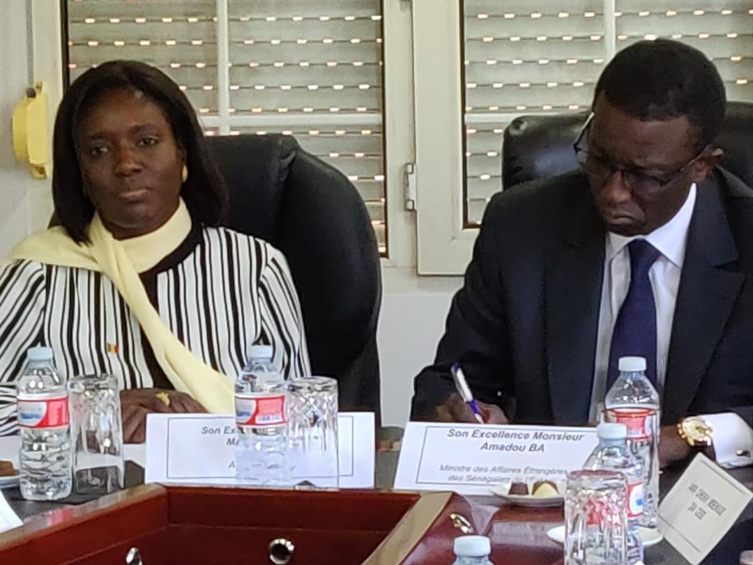 (PHOTOS) - Amadou Bâ et son homologue espagnol lors de la signature d’accord de coopération à l’occasion de la 2e session de consultations politiques 