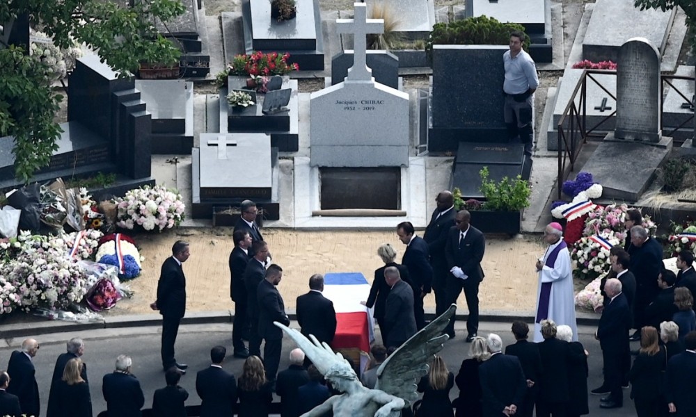 Jacques Chirac inhumé au cimetière du Montparnasse, aux côtés de sa fille