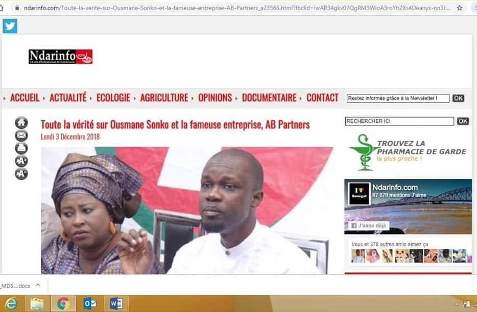 AFFAIRE 94 MILLIARDS : LA TOTALE VÉRITÉ PAR LES FAITS : Suite et Fin, Comme Promis. ( Par L'auditeur Abdoulaye Ba Guer ) AFFAIRE 94 MILLIARDS : LA TOTALE VÉRITÉ PAR LES FAITS : Suite et Fin, Comme Promis. ( Par L'auditeur Abdoulaye Ba Guer )