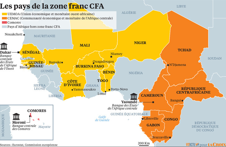 La Zone franc de 1939 à aujourd'hui
