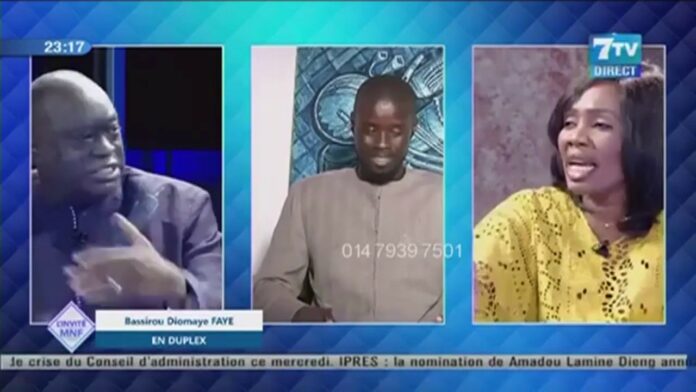 Plateau de télévision: Me El H. Diouf et Diomaye Faye s’insultent