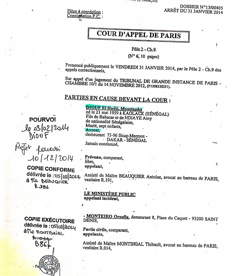 Condamné en France : Un passé récent rattrape Me El Hadji Diouf